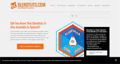 Desktop Screenshot of blendtuts.com