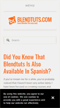 Mobile Screenshot of blendtuts.com